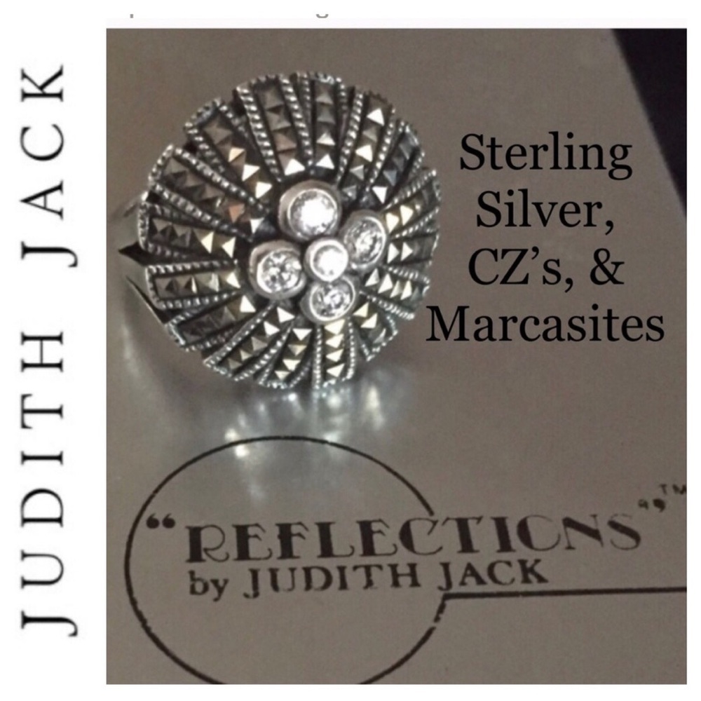 Judith Jack Marcasite Ring